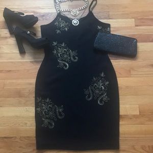 90’s Vintage The Limited Black Wool Dress